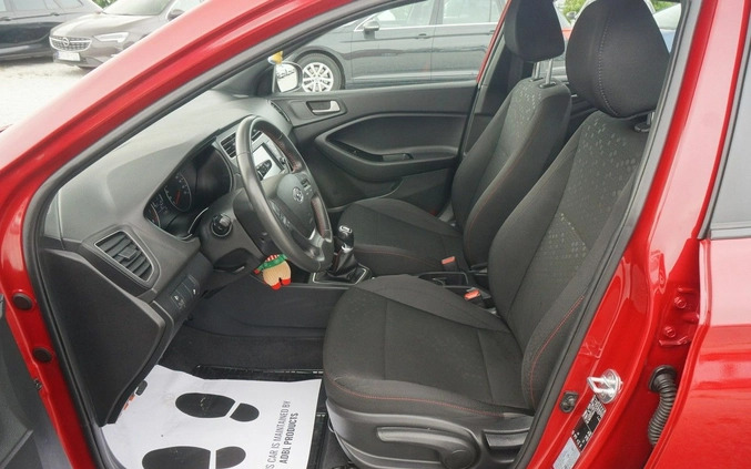 Hyundai i20 cena 45700 przebieg: 57331, rok produkcji 2018 z Działdowo małe 466